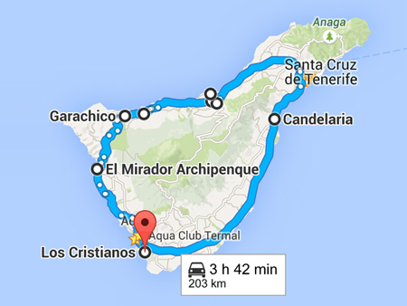Автобусные туры Карта острова