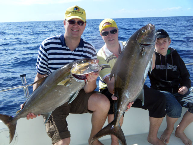 Famille de pêche à Tenerife