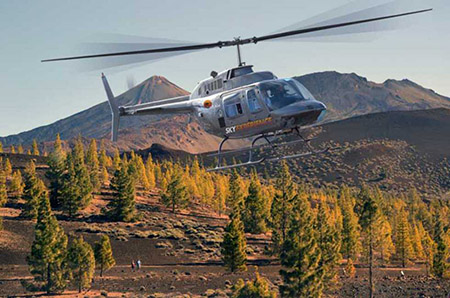 Tour d'helicoptere gran teide luxe