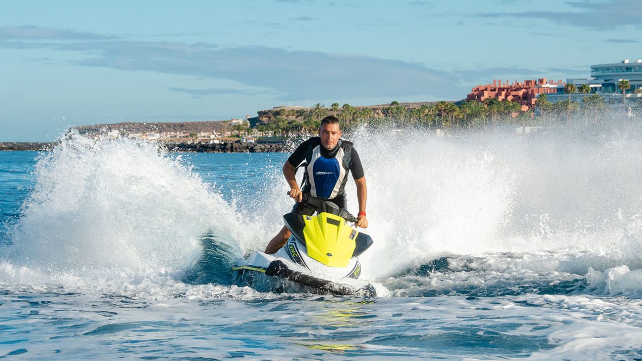 Jet bike private tenerife canarias license